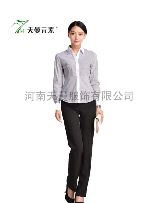 天曼元素女士長袖襯衣15